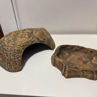 Tana e abbeveratoio rettili, terrario