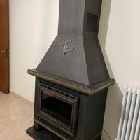 Camino a legna ventilato Deville