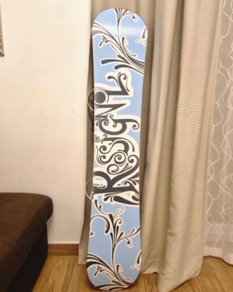 Tavola da Snowboard + attacchi + sacca