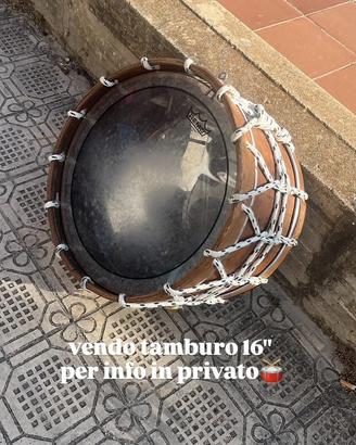 Tamburo artigianale 16”