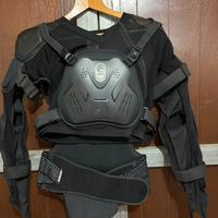 Pettorina e ginocchiere da enduro raven