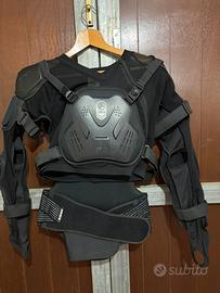 Pettorina e ginocchiere da enduro raven