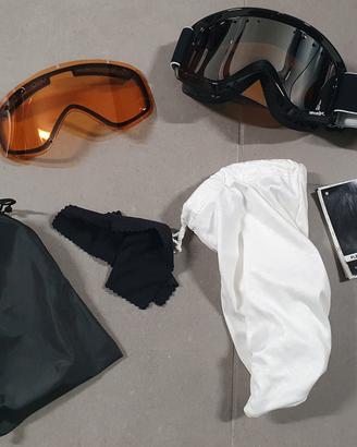 maschera visiera sci snowboard Anon più sacca