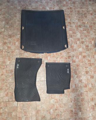 tappetini in gomma ORIGINALI audi a5 2017 - 2024