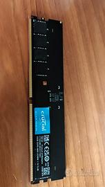 Crucial RAM DDR5 32GB (1×32GB) 4800MHz CL40 XMP