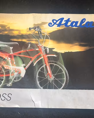 Brochure catalogo bici cross atala  vintage