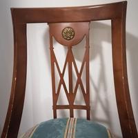 Tavola con sedie stile impero