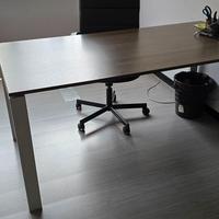 Scrivania Flycom Rovere grigio