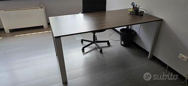 Scrivania Flycom Rovere grigio