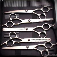 kit forbici toelettatura cane nr 5 forbici