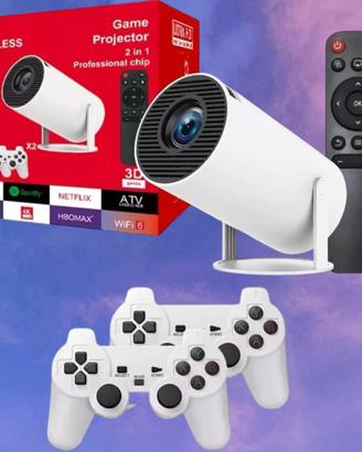 Proiettore Gaming Retro Android 11 HD 4K Portatile