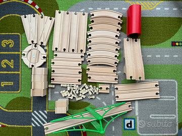 Ferrovia Ikea in legno