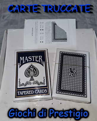 Carte da gioco truccate per maghi