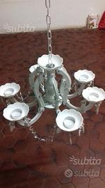 Lampadario shabby chic