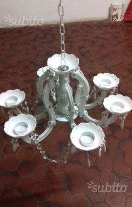 Lampadario shabby chic