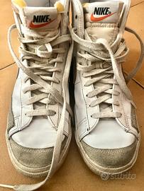 Scarpe NIKE Blazer mid 77W alte bianco/rosa oxford