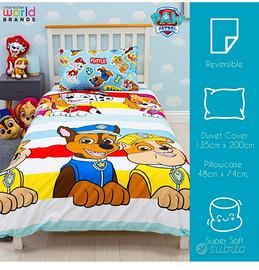 set copripiumino + federa Paw patrol