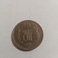 MONETA 20 FRANCHI LUSSEMBURGO 