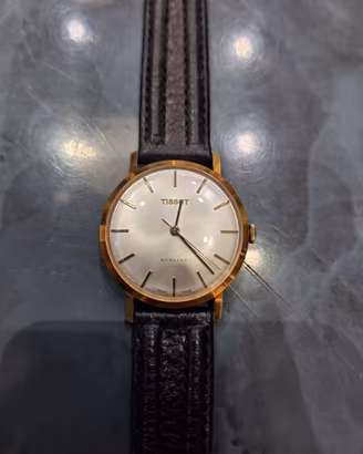 Orologio d'oro Tissot antico.