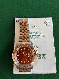 Rolex GMT MASTER 2 16713 occhio di tigre ONLY SWIS