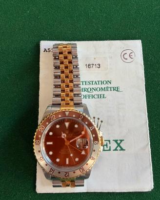 Rolex GMT MASTER 2 16713 occhio di tigre ONLY SWIS