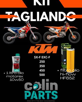 KIT TAGLIANDO KTM SX-F EXC-F OLIO MOTOREX