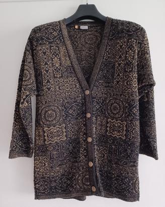 cardigan Donna in lana e lamè