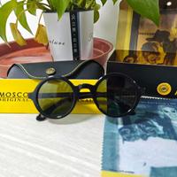 Occhiali MOSCOT Originali Neri Taglia 46 con Lenti