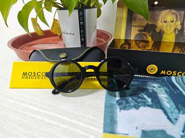 Occhiali MOSCOT Originali Neri Taglia 46 con Lenti