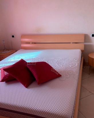 Camera da letto in legno acero la falegnami.