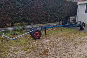 Carrello barca da cantiere