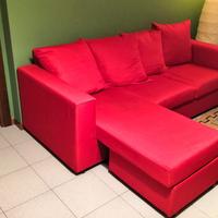 Divano tre posti con chaise longue