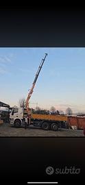 iveco eurotech 3 triribaltabile con gru