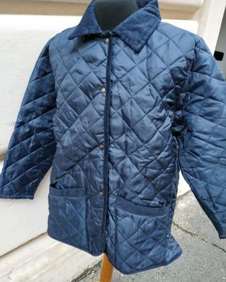 Giacca trapuntata unisex mod Husky col blu XS -S-M