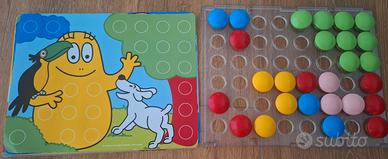 Gioco Barbapapà colori forme