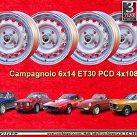 4 pz. cerchi Alfa Romeo GTA 6x14 ET30 Giulia 105 B