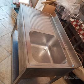 Lavello 1 Vasca in Alluminio 120x70