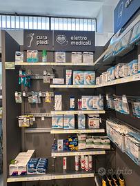 mensole , scaffali per farmacia o parafarmacia