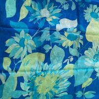 Foulard in seta blu Gallieni