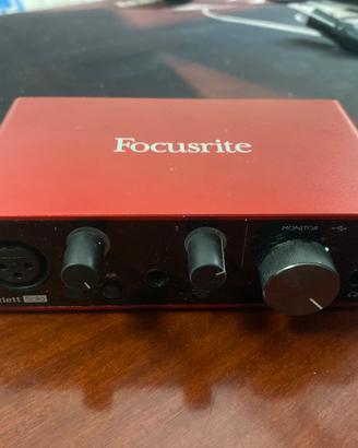 Focusrite ( Scheda audio ) per produzione e non