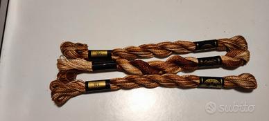 Lotto di 3 matassine DCM di cotone nr. 105 - 25 mt