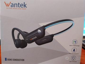 wantek cuffie a conduzione ossea 
