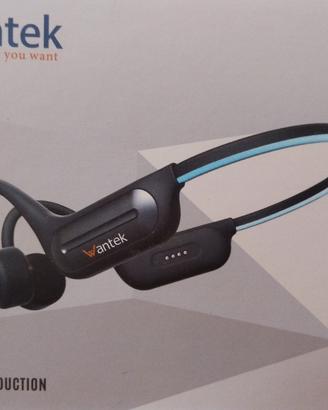 wantek cuffie a conduzione ossea 