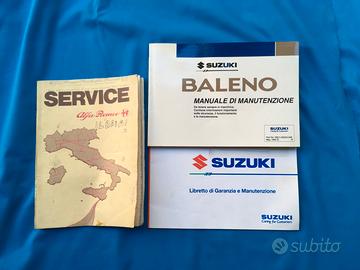 Manuale Libretto Service Alfa Suzuki vedi foto