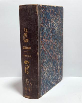 Libro Antico C. Collodi Il Viaggio Per L'Italia