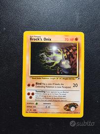 Brock Onix Ecc++  Carte Pokemon 