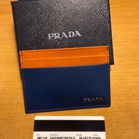 Porta carte PRADA bicolore