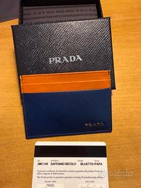 Porta carte PRADA bicolore