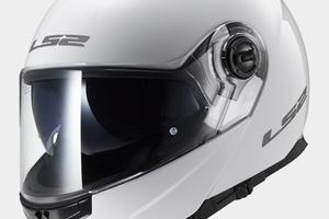 Casco modulare LS2 Strobe Gloss white