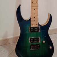 Chitarra elettrica Ibanez Blue Moon RG421AHM-BMT